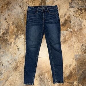 American Eagle Outfitters Women's Deep Indigo Skinny Jeans